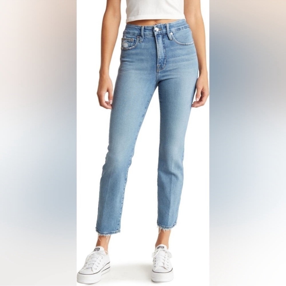 NWT Good American Good Classic crop jeans size 26